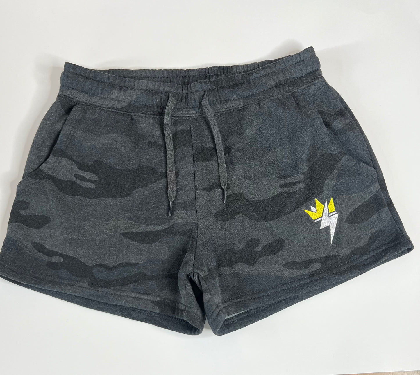 Women's Black Camo Shorts