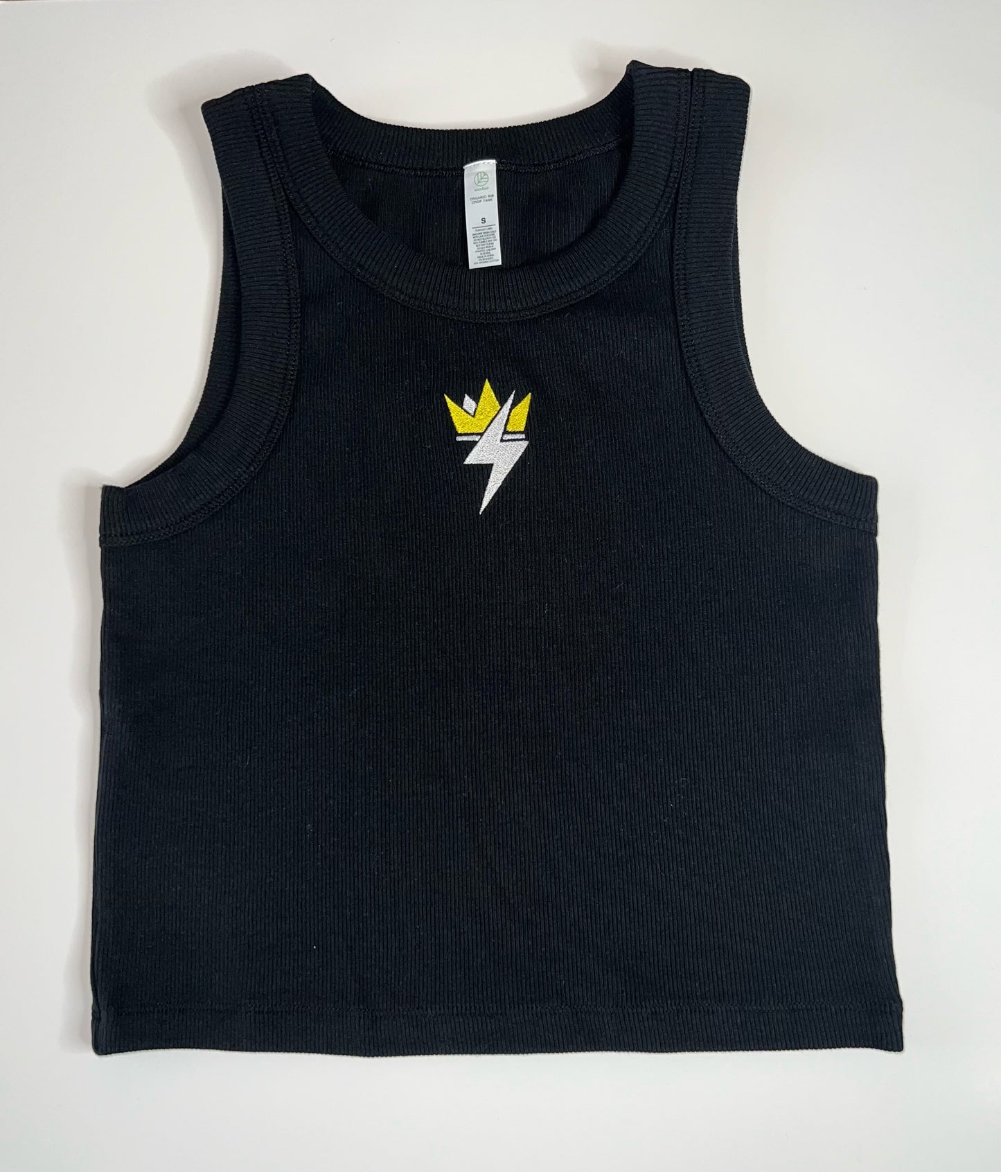 Women's Black Ribbed Tank Top