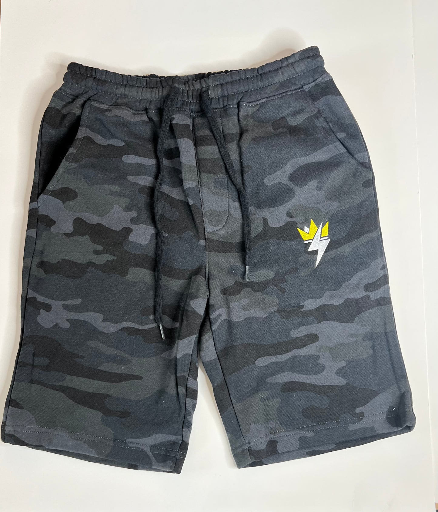 Men's Black Camo Shorts